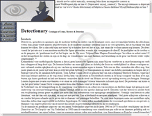 Tablet Screenshot of detectionary.nl